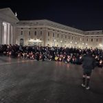 2 березня українські пластуни та італійські скаути молились за мир в Україні